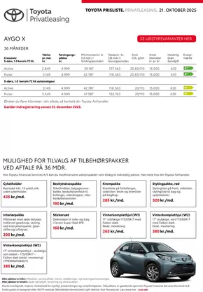 Toyota katalog i Randers | Ny Urban Cruiser Privatleasing | 2025-10-22T00:00:00.000Z - 2025-11-05T00:00:00.000Z