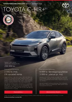 Toyota katalog i Herning | Toyota C-HR+ Prisliste | 2025-10-29T00:00:00.000Z - 2025-11-12T00:00:00.000Z