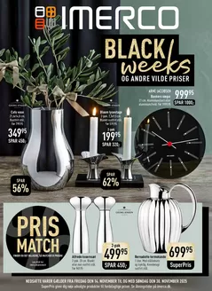 Imerco katalog i Vejle | uge 48 black weeks | 2025-11-14T00:00:00.000Z - 2025-11-30T00:00:00.000Z