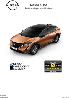 Nissan katalog i Silkeborg | ARIYA Kundeprisliste | 2025-12-03T00:00:00.000Z - 2025-12-17T00:00:00.000Z
