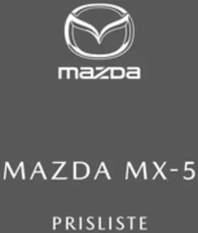 Mazda katalog | Mx 5 priser og udstyr januar 2026 | 2026-01-03T00:00:00.000Z - 2026-01-17T00:00:00.000Z