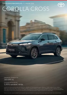 Toyota katalog i Hobro | Corolla Cross Prisliste | 2026-01-13T00:00:00.000Z - 2026-02-04T00:00:00.000Z