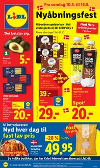 Lidl katalog | Nyåbningsfest | 2026-05-10T00:00:00.000Z - 2026-05-16T00:00:00.000Z
