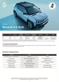 Renault katalog i Holstebro | prisliste-renault-4-e-tech-electric | 2026-04-01T00:00:00.000Z - 2026-06-30T00:00:00.000Z