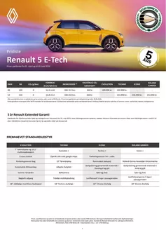 Renault katalog i Holstebro | prisliste-renault-5-e-tech-electric | 2026-04-01T00:00:00.000Z - 2026-06-30T00:00:00.000Z
