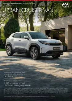 Toyota katalog i Kerteminde | Urban Cruiser Van Prisliste | 2026-01-01T00:00:00.000Z - 2026-12-31T00:00:00.000Z