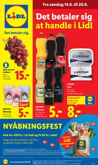 Lidl katalog i Næstved | Nyåbningsfest | 2026-06-14T00:00:00.000Z - 2026-06-20T00:00:00.000Z