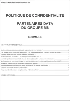 Bodum katalog | Politique confidentialite partenaires groupeM6 | 2026-06-24T00:00:00.000Z - 2026-07-08T00:00:00.000Z