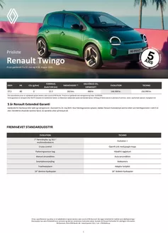 Renault katalog i Roskilde | prisliste-twingo-e-tech-electric | 2026-06-22T00:00:00.000Z - 2026-08-30T00:00:00.000Z