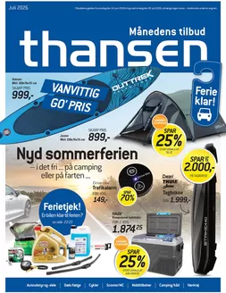 Thansen katalog i Hillerød | Aktuell kundeavis Thansen | 2026-06-24T00:00:00.000Z - 2026-07-28T00:00:00.000Z