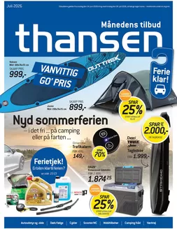 Thansen katalog i Frederikshavn | Aktuell kundeavis Thansen | 2026-06-24T00:00:00.000Z - 2026-07-28T00:00:00.000Z