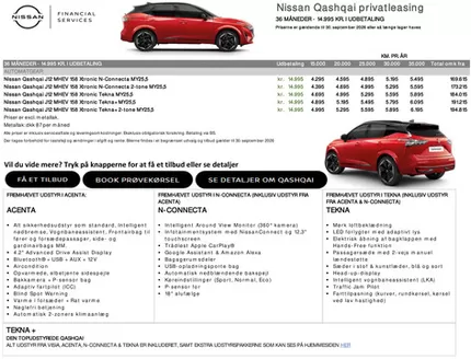 Nissan katalog i Hillerød | Qashqai PL 2024 | 2026-07-02T00:00:00.000Z - 2026-09-30T00:00:00.000Z