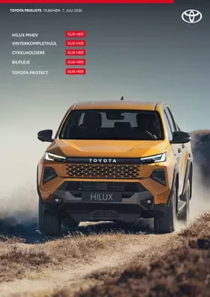 Toyota katalog i Aalborg | Hilux Mild Hybrid Tilbehørspriser | 2026-01-01T00:00:00.000Z - 2026-12-31T00:00:00.000Z
