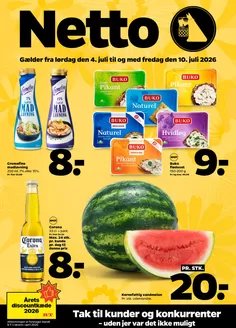 Netto katalog i Nørre Asmindrup | Netto Tilbudsavis | 2026-07-04T00:00:00.000Z - 2026-07-10T00:00:00.000Z