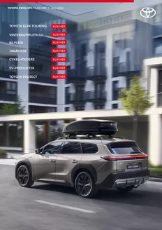 Toyota katalog i Århus | bZ4X Touring Tilbehørspriser Tilbehørspriser | 2026-01-01T00:00:00.000Z - 2026-12-31T00:00:00.000Z