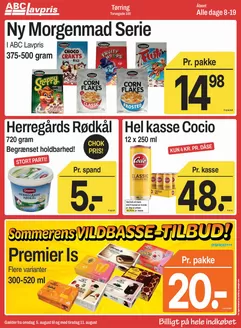 ABC Lavpris katalog | Fantastiske rabatter på udvalgte produkter | 2026-08-05T00:00:00.000Z - 2026-08-11T00:00:00.000Z
