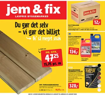 jem & fix katalog i Fredericia | jem & fix Tilbudsavis | 2026-08-09T00:00:00.000Z - 2026-08-15T00:00:00.000Z