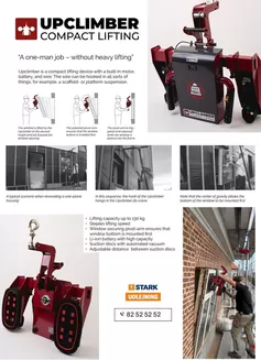 Stark katalog | Udlejning - Upclimber Compact Lifting | 2026-09-09T00:00:00.000Z - 2026-09-23T00:00:00.000Z