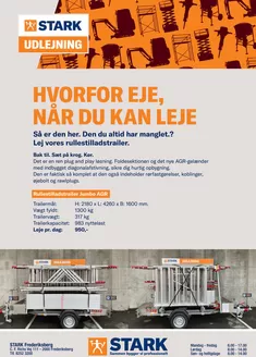 Stark katalog i Frederiksberg | Stilladstrailer | 2026-09-16T00:00:00.000Z - 2026-09-30T00:00:00.000Z