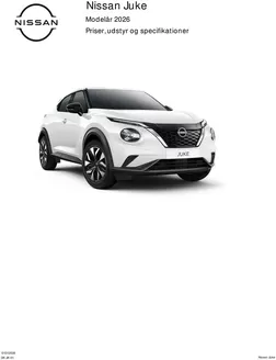 Nissan katalog i Taastrup | JUKE Kundeprisliste MY24 | 2026-10-13T00:00:00.000Z - 2026-10-27T00:00:00.000Z