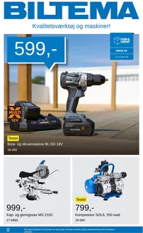 Biltema katalog i Odense | Kvalitetsværktøj og maskiner - National | 2026-08-02T00:00:00.000Z - 2026-11-08T00:00:00.000Z