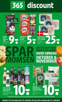 365discount katalog i Skive | 365discount Tilbudsavis | 2026-10-15T00:00:00.000Z - 2026-10-21T00:00:00.000Z