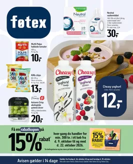 Føtex katalog i Skive | Uge 43 | 2026-10-16T00:00:00.000Z - 2026-10-29T00:00:00.000Z
