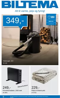 Biltema katalog i Haslev | Alt til varme pejs og fyring - National | 2026-10-22T00:00:00.000Z - 2027-01-31T00:00:00.000Z