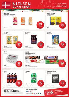 Nielsen's Discount katalog i Herning | Nielsens Discount Tilbudsavis | 2026-10-29T00:00:00.000Z - 2026-12-31T00:00:00.000Z