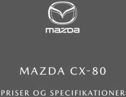 Mazda katalog i Frederikshavn | cx 80 priser og udstyr juni 2025 | 2025-07-02T00:00:00.000Z - 2025-12-31T00:00:00.000Z