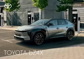 Toyota katalog i Fredericia | bZ4X Specifikationer | 2025-07-17T00:00:00.000Z - 2025-07-31T00:00:00.000Z