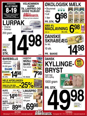 ABC Lavpris katalog i Aabenraa | Toptilbud til alle kunder | 2025-08-06T00:00:00.000Z - 2025-08-12T00:00:00.000Z
