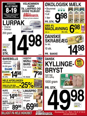 ABC Lavpris katalog | Toptilbud og rabatter | 2025-08-06T00:00:00.000Z - 2025-08-12T00:00:00.000Z