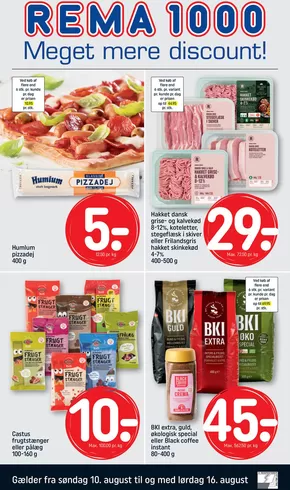 Rema 1000 katalog i Haderslev | Rema 1000 Tilbudsavis | 2025-08-09T00:00:00.000Z - 2025-08-16T00:00:00.000Z