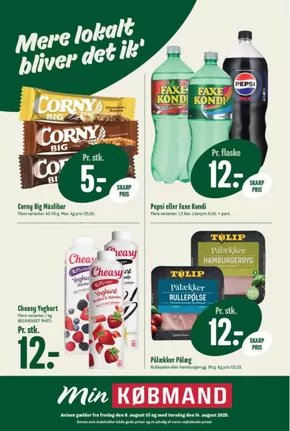 Min Købmand katalog | Toptilbud til alle kunder | 2025-08-08T00:00:00.000Z - 2025-08-14T00:00:00.000Z