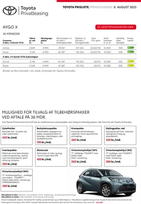 Toyota katalog i Nyborg | bZ4X Privatleasing | 2025-08-07T00:00:00.000Z - 2025-08-21T00:00:00.000Z