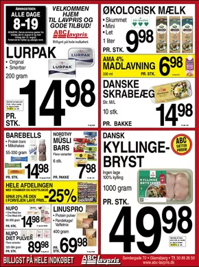 ABC Lavpris katalog | Eksklusive tilbud og kup | 2025-08-06T00:00:00.000Z - 2025-08-12T00:00:00.000Z