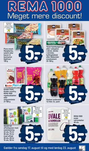 Rema 1000 katalog i Helsingør | Rema 1000 Tilbudsavis | 2025-08-16T00:00:00.000Z - 2025-08-23T00:00:00.000Z