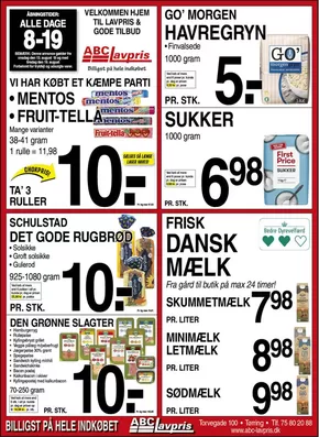 ABC Lavpris katalog i Vejle | Vores bedste kup | 2025-08-13T00:00:00.000Z - 2025-08-19T00:00:00.000Z