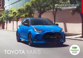 Toyota katalog i Brøndby | Yaris Specifikationer | 2025-08-19T00:00:00.000Z - 2025-09-02T00:00:00.000Z