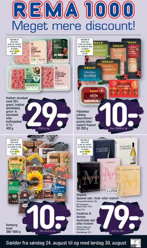 Rema 1000 katalog i Viborg | Rema 1000 Tilbudsavis | 2025-08-23T00:00:00.000Z - 2025-08-30T00:00:00.000Z