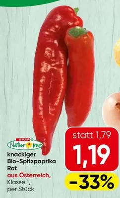 Bio-Spitzpaprika Rot