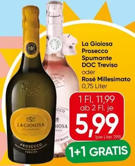 Prosecco Spumante DOC Treviso oder Rosé Millesimato