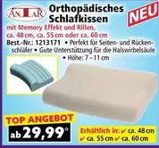 Orthopädisches Schlafkissen