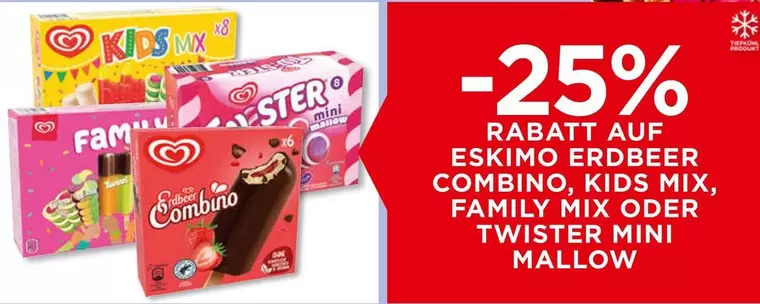 Mix - Eskimo Erdbeer, Combino, Kids , Family  oder Twister Mini Mallow