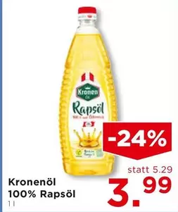 100% Rapsöl
