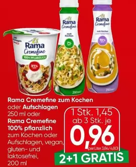 Vegan - Cremefine zum Kochen oder Aufschlagen
