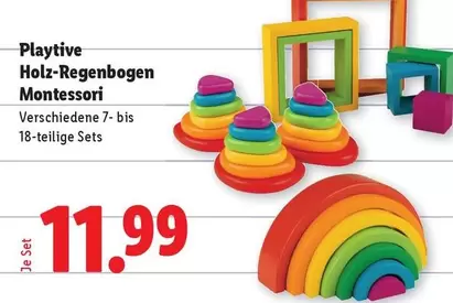 Holz-Regenbogen Montessori
