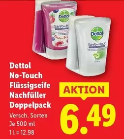 No-Touch Flüssigseife Nachfüller Doppelpack