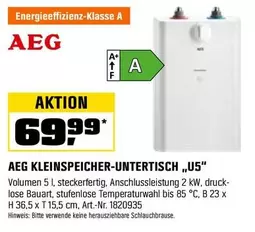 Aeg - KLEINSPEICHER-UNTERTISCH „U5"